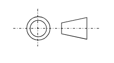 第三角法記号(drawing rule)