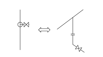 1本のアイソメ照合(piping diagram)